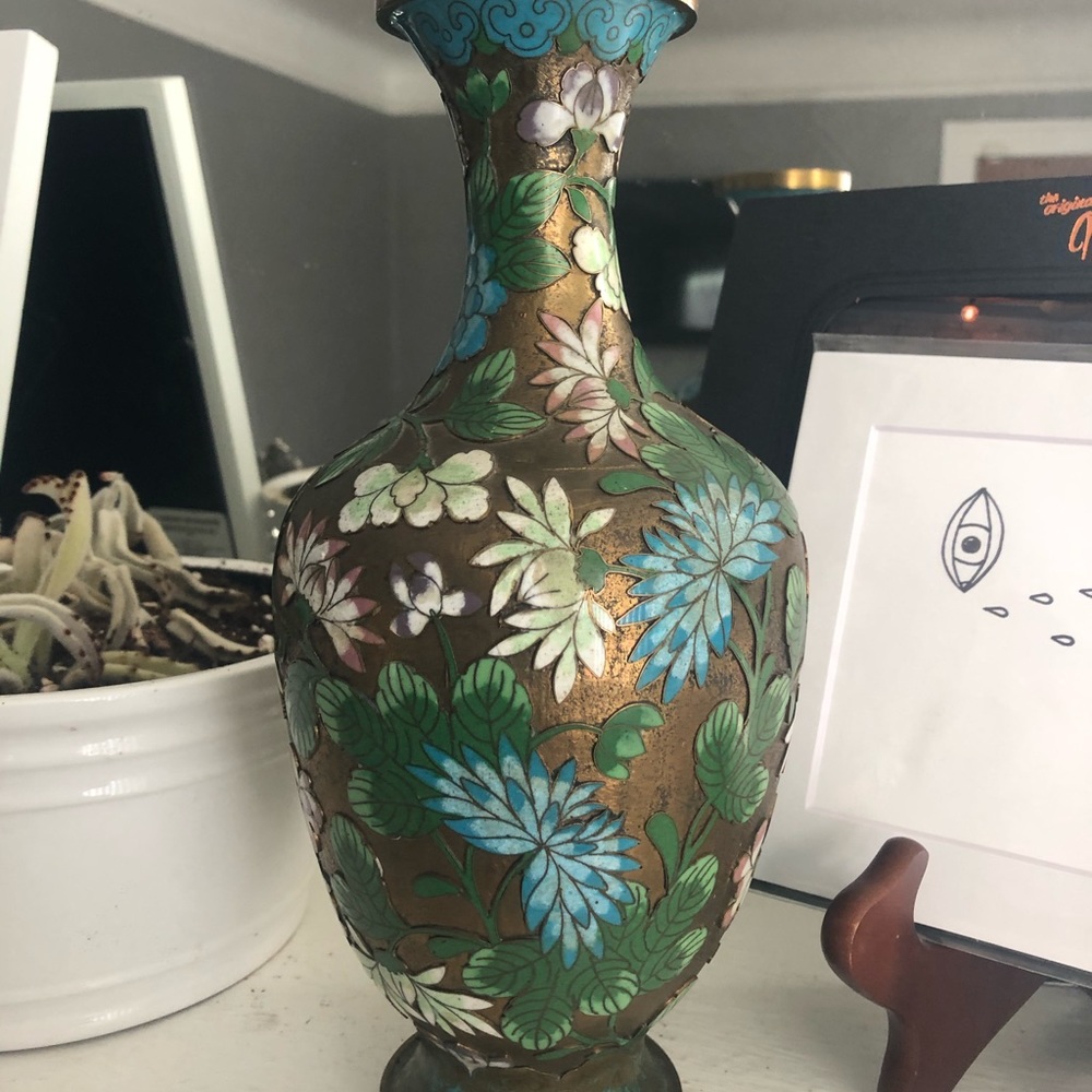 Brass vase